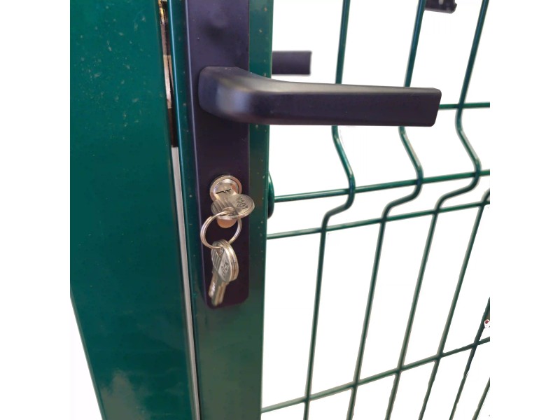 Puerta 1 B. 1.1m x 1.8m 60x60x2.0 V. (Ext. con llave/Int. pestillo)