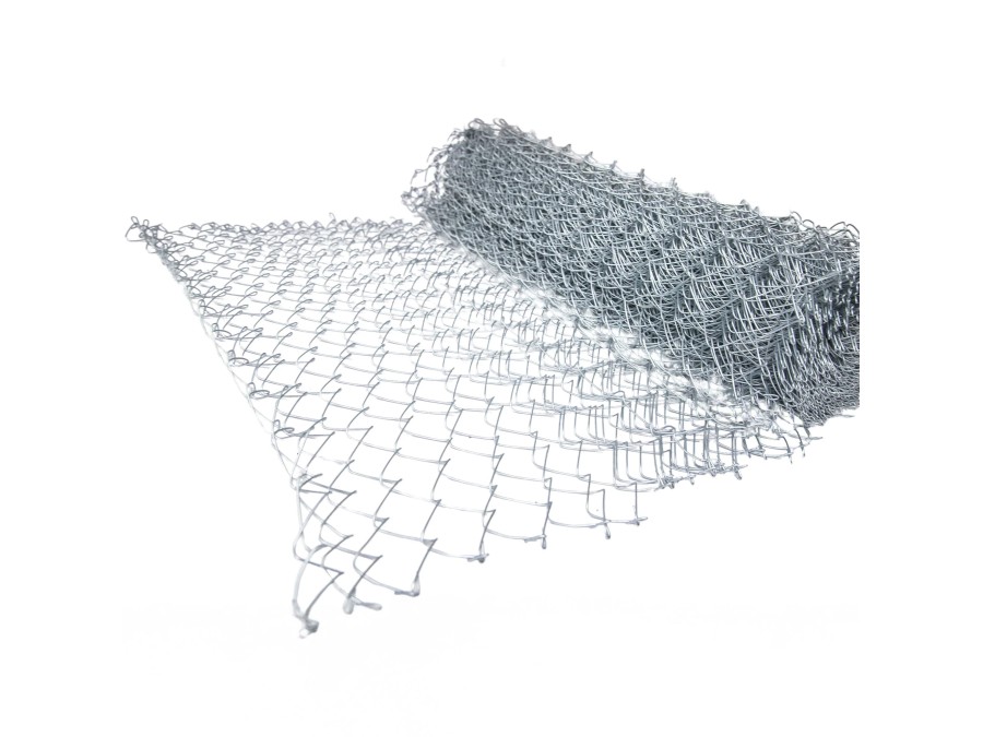 Malla Simple Torsión Galvanizada - Valla 1,2m x 10m | CNX