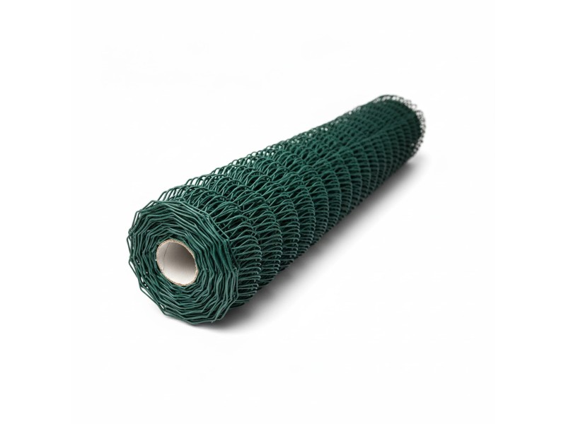 Malla Simple Torsión Verde - Valla 1,8m x 10m y 2,7mm de grosor | CNX