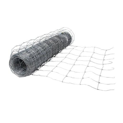 Rollo de malla ganadera anudada ligera, 2m de alto / 50m, galvanizado | CNX 2