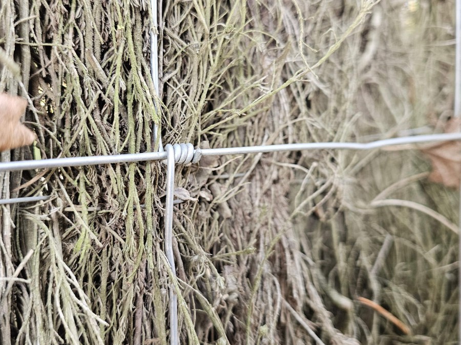 Rollo de malla ganadera anudada ligera, 1,24m de alto / 50m, galvanizado | CNX