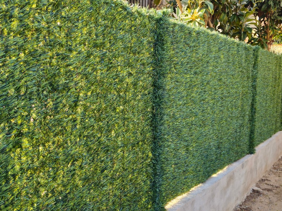 Rollo de seto de césped artificial 90% (1,8x3m) PVC Anti-UV | CNX