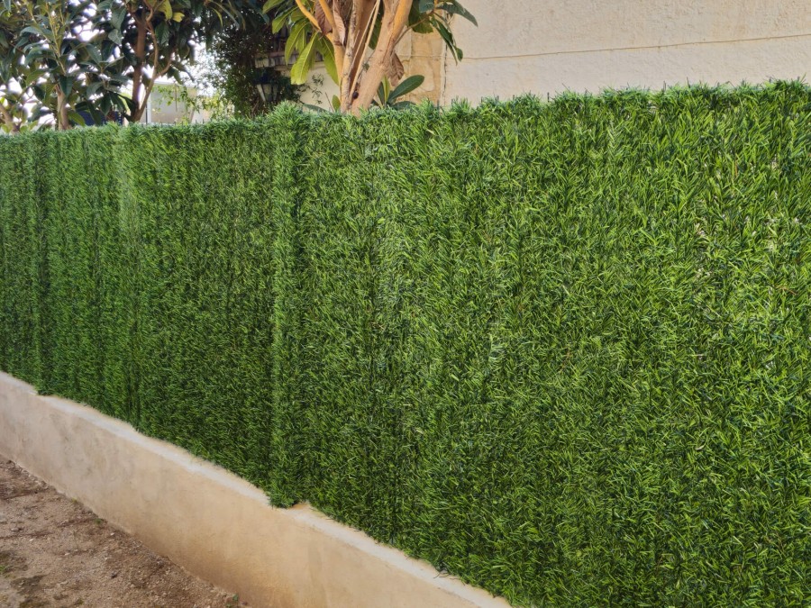 Rollo de seto de césped artificial 90% (2x3m) PVC Anti-UV | CNX