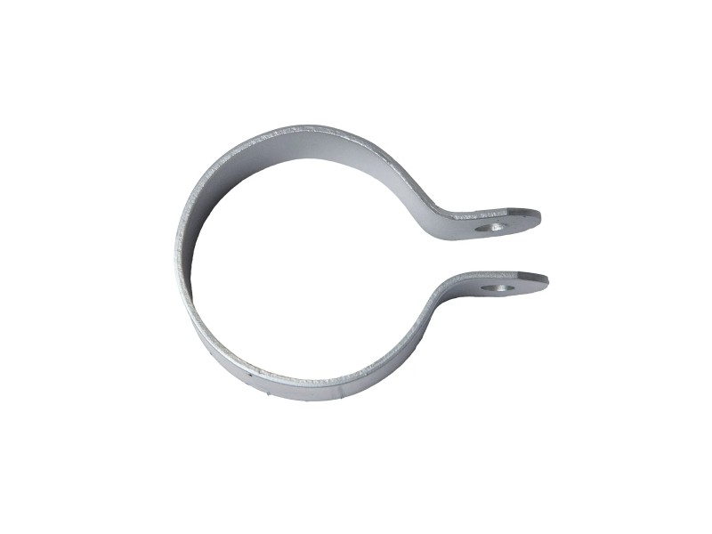 Abrazadera poste 40x60mm valla electrosoldada gris antracita | CNX