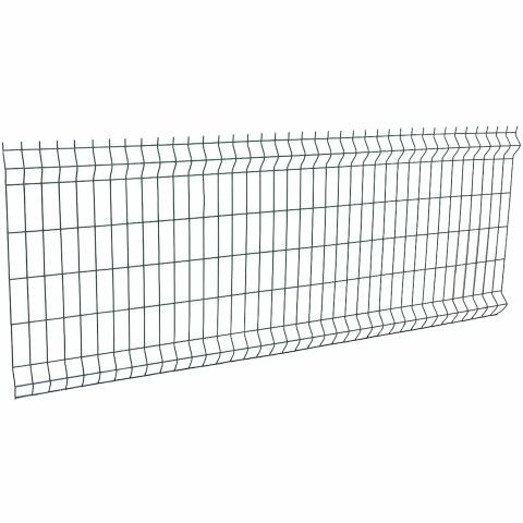 Panel de valla plegada electrosoldada verde musgo - malla 1,7m x 2,5m | CNX 2