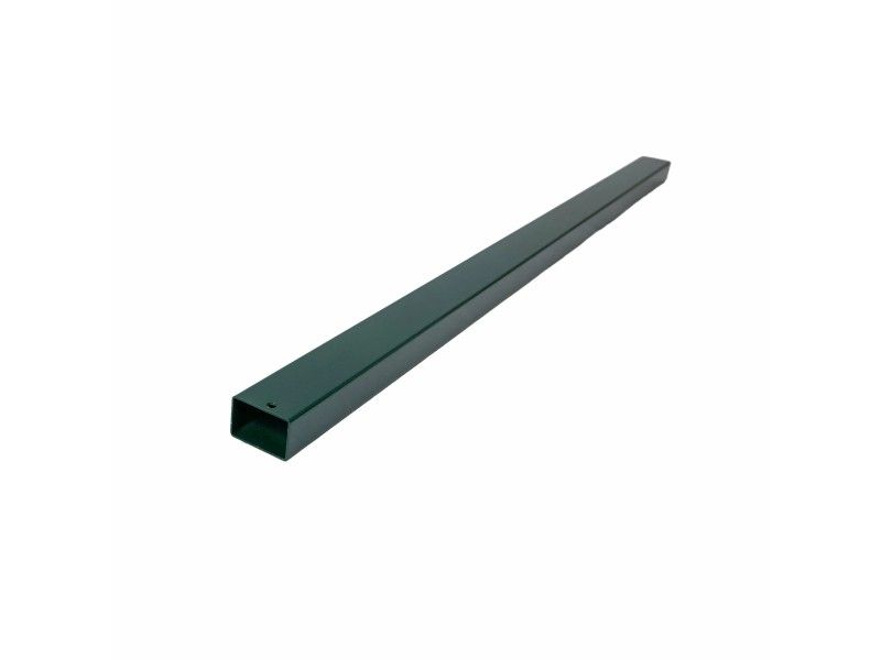 Poste rectangular 60x40mm valla electrosoldada  verde musgo | CNX