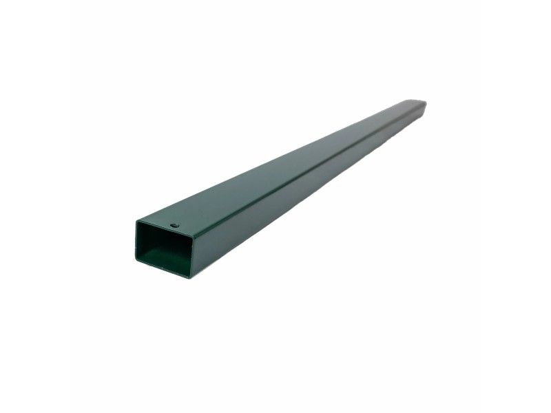 Poste rectangular 60x40mm valla electrosoldada  verde musgo | CNX