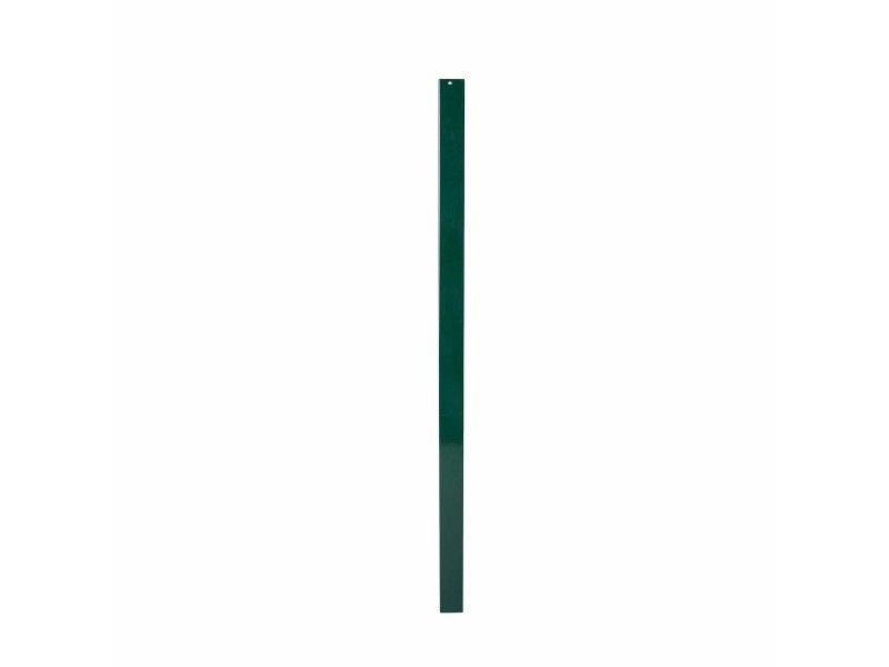Poste rectangular 60x40mm valla electrosoldada  verde musgo | CNX
