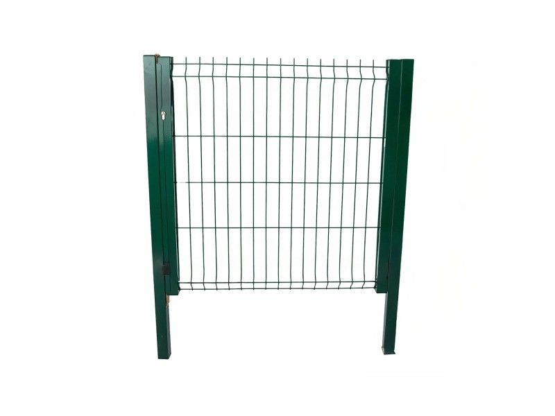 Puerta panel valla electrosoldada 870x1800 mm, verde musgo | CNX