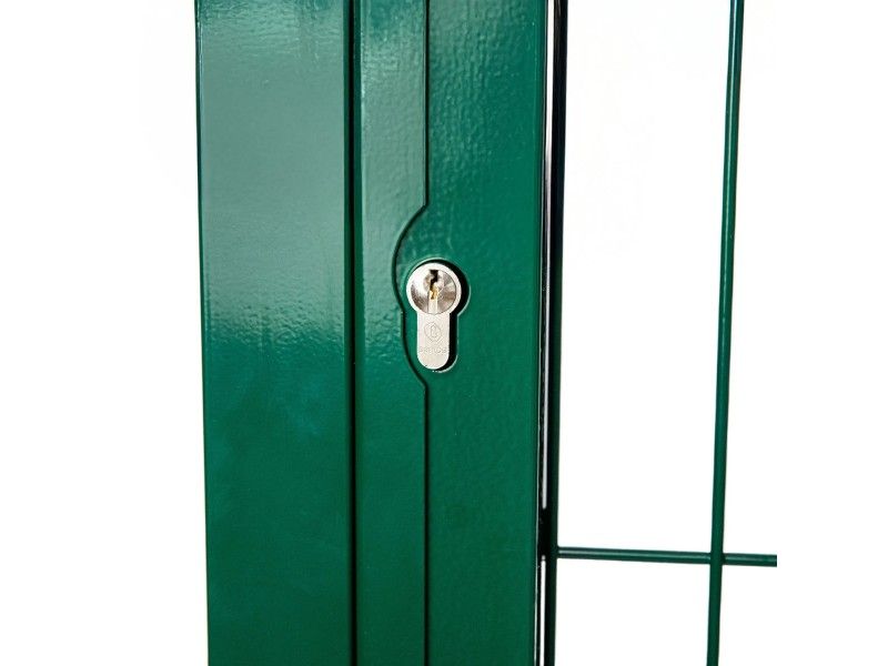 Puerta de valla Hércules 870x2000 mm, verde musgo | CNX