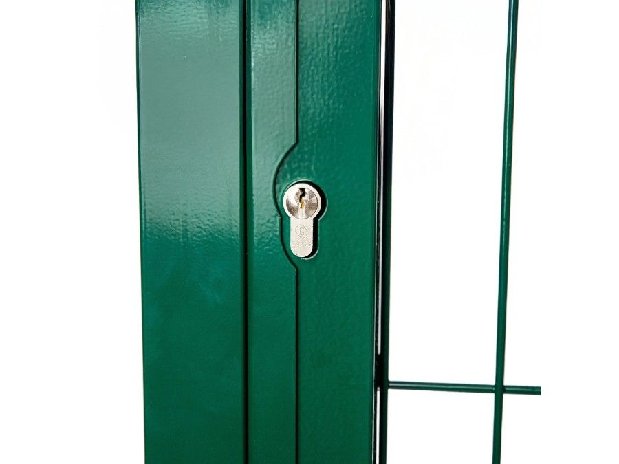 Puerta de valla Hércules 870x2000 mm, verde musgo | CNX