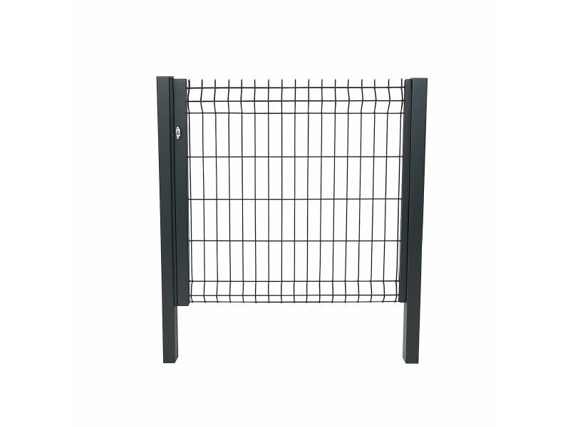 Puerta de valla Hércules 870x2000 mm, gris antracita | CNX