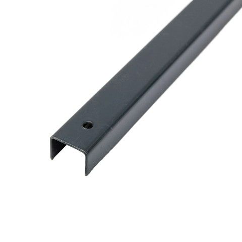 Guía U de acero para Valla Composite 25x25x25x2500mm