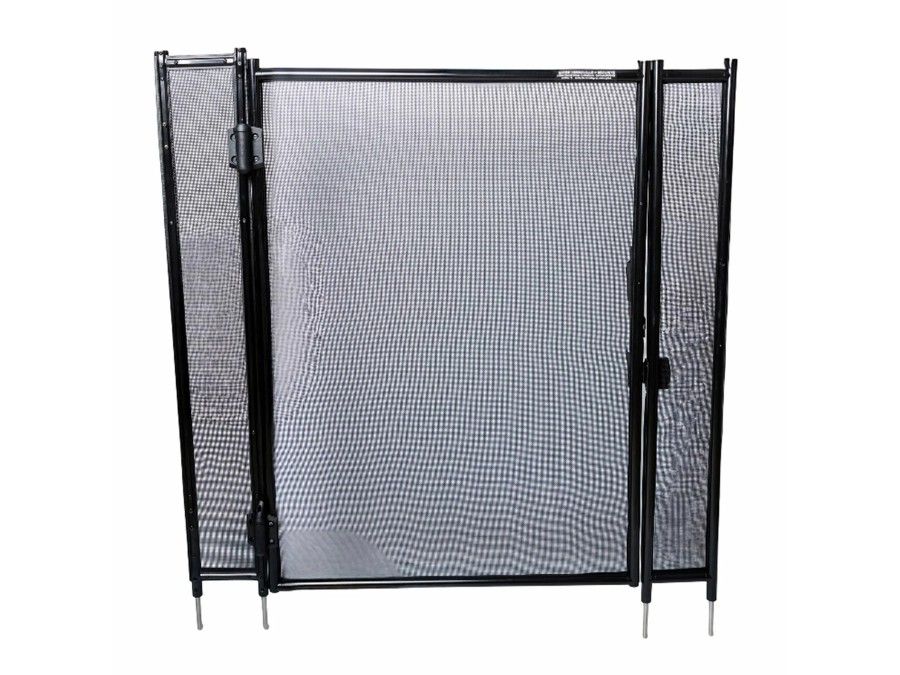 Puerta de Seguridad Piscina Malla Nylon Negra Base 16/30mm | CNX