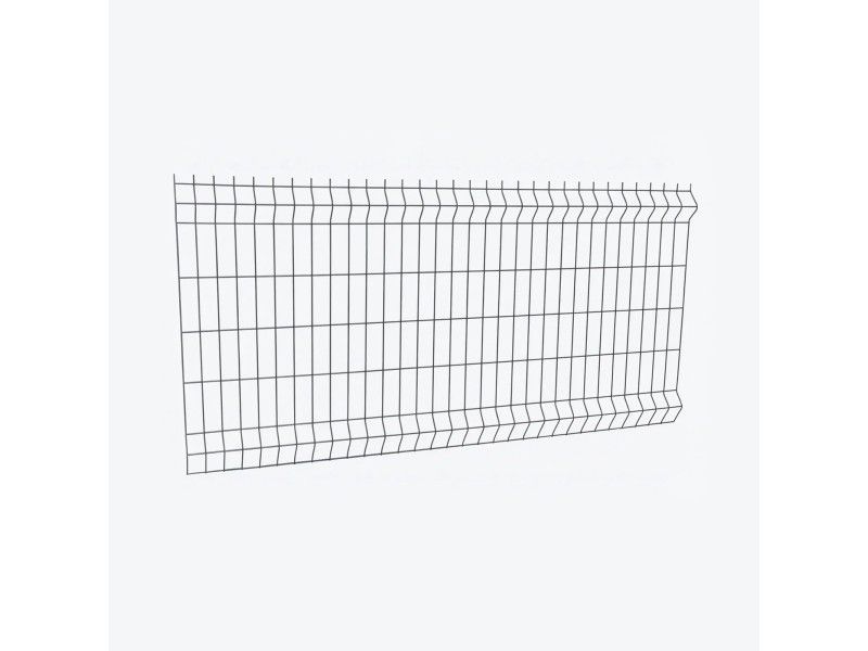 Panel de valla plegada electrosoldada verde musgo - malla 0,6m x 2,5m | CNX