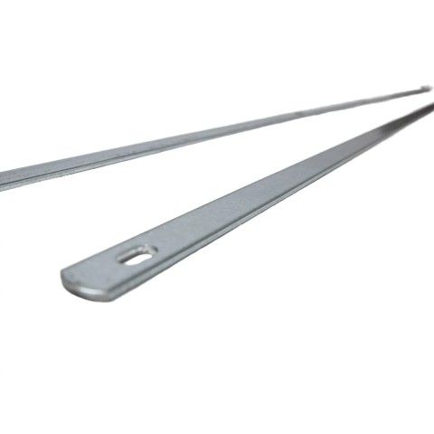 Pasamanos 22mm x 4mm x 1000mm galvanizado | CNX